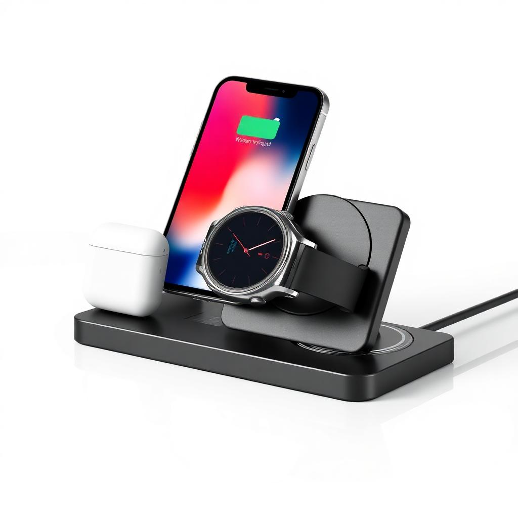 Caricatore Magnetico 3-in-1 Pieghevole