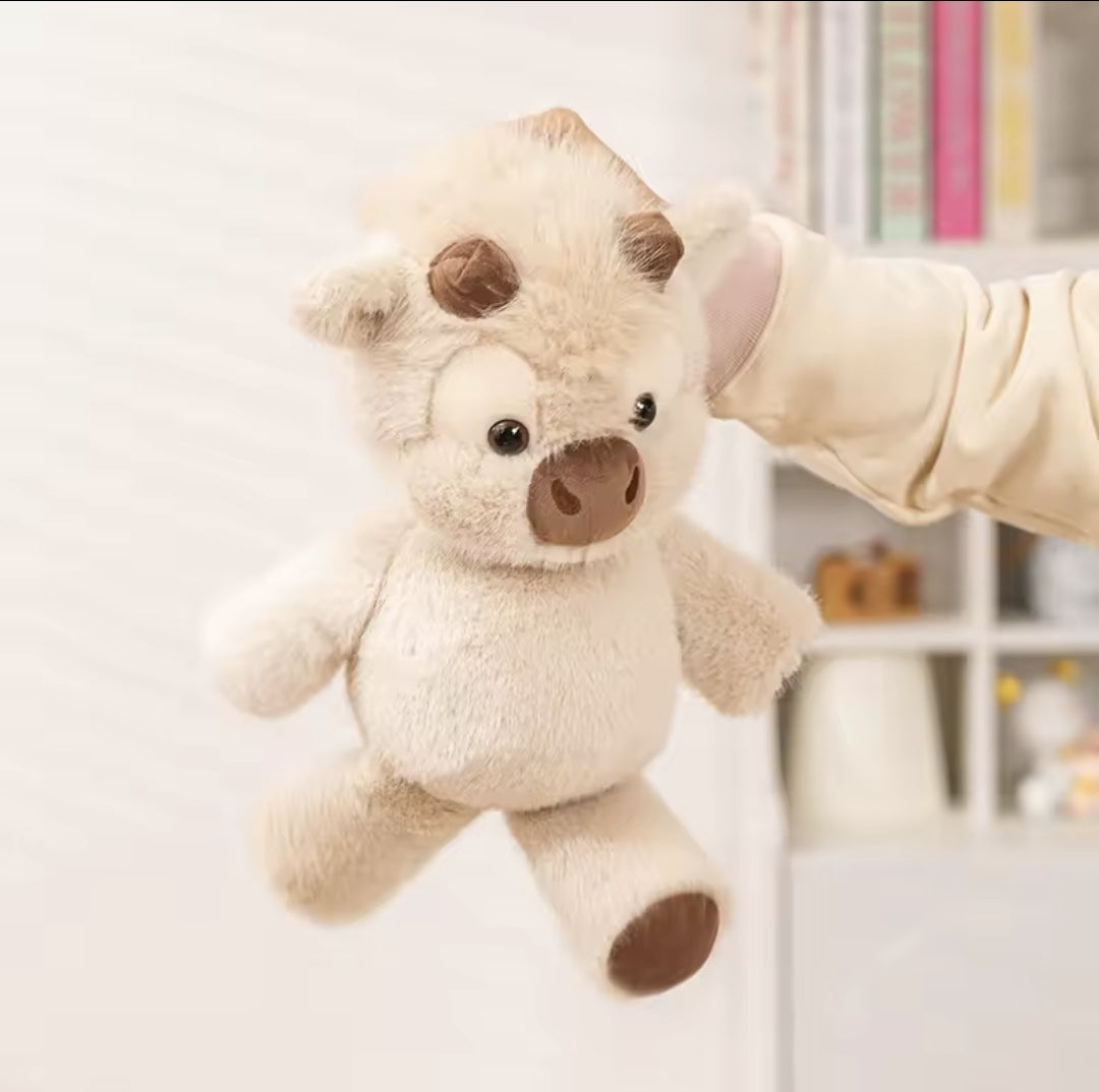 Peluche Mucca Highland che Corre 40 cm